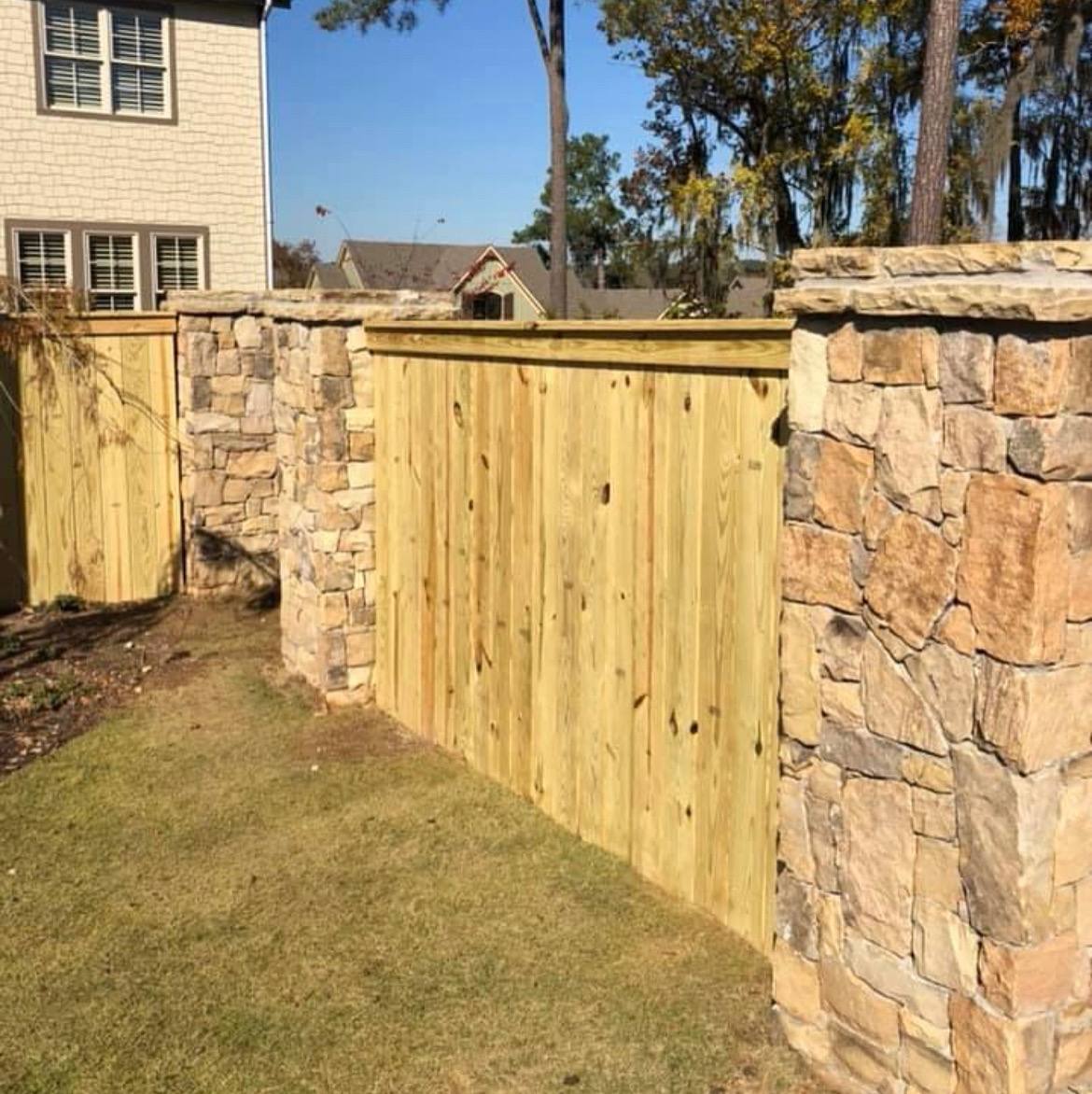 Residential fencing by N&P Fencing in the CSRA